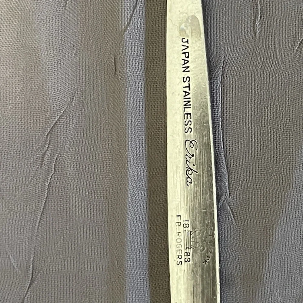 Vintage Erika 1883 F.B. ROGERS JAPAN Stainless Assorted pieces of Flatware